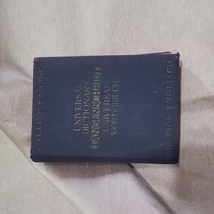 Vtg 1930 German / English Dictionary